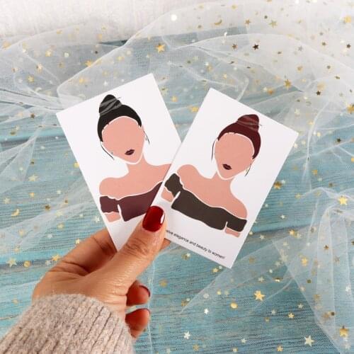 Wholesale 6x9cm 100pcs/Lot Fashion Jewelry Display Card Drop Earring Package Holders Top Grade Paper Card Tags