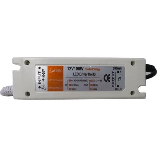 AC to DC 12V 100W LED Driver Switching Power Supply Transformer Adapter