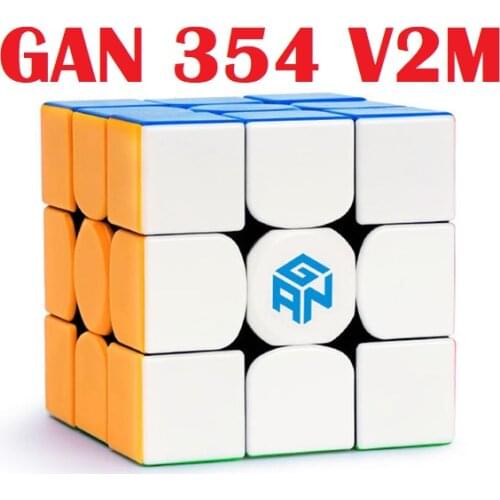 [Picube]GAN 354 V2 3X3 Magic cube Magnetic 3x3x3 speed smooth fun 3 Layers cubes childrens educational toys cubo magico gift