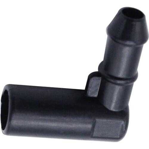 90 Degree Hose Connector Windscreen + Headlamp Washer Connector Black Fit for Vauxhall