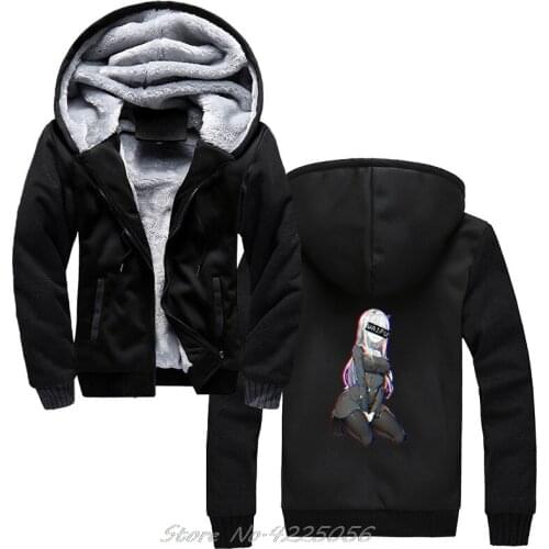 Zero Two Waifu Ahegao hoodies Boogie Vaporwave Neon Darling Franxx Sexy Pin Up Anime Reggae Dance Men Sweatshirts Zipper Hoody
