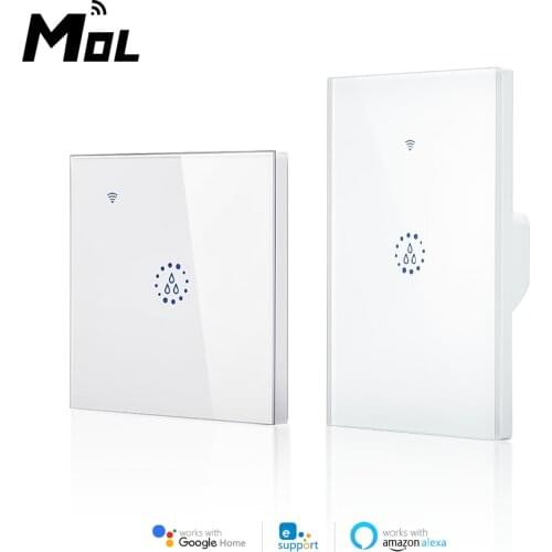MOL Wifi Boiler Smart Switch Water Heater Switches Voice Remote Control EU/US Touch Panel Timer Outdoor work alexa google home