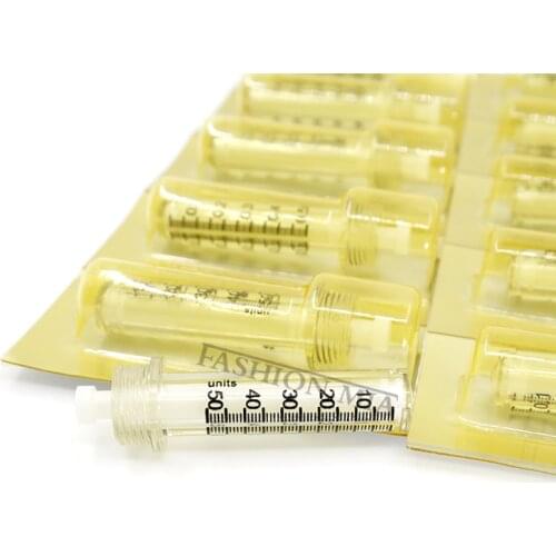 0.5ml Ampoule Syringe Needle Head Hyaluron Pen Injection Parts High Pressure Lip Filler Atomizer Component for Wrinkles Removal