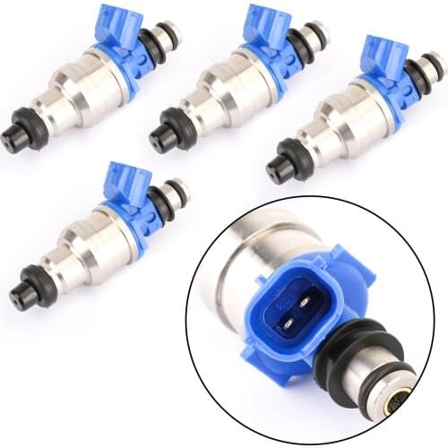 4pcs Fuel injectors For Mazda MX-6 2.2L I4 For Ford Probe 2.2L I4 1990-1992 195500-1970 Car Auto Accessories Parts