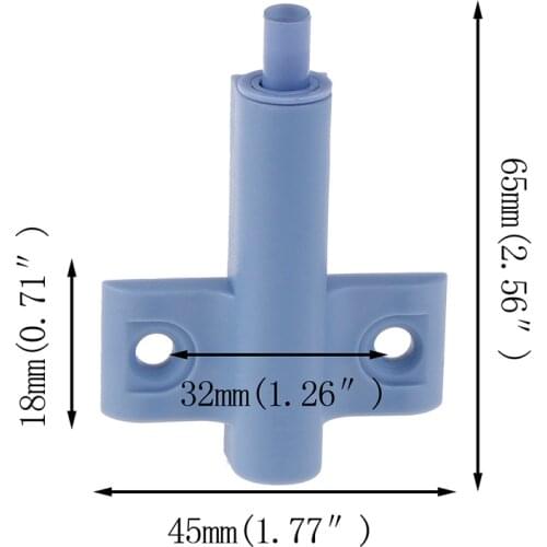5Set/Lot Kitchen Cabinet Catches Door Stop Drawer Soft Closer Wardrobe Damper Buffers With Screws For Furniture Hardware