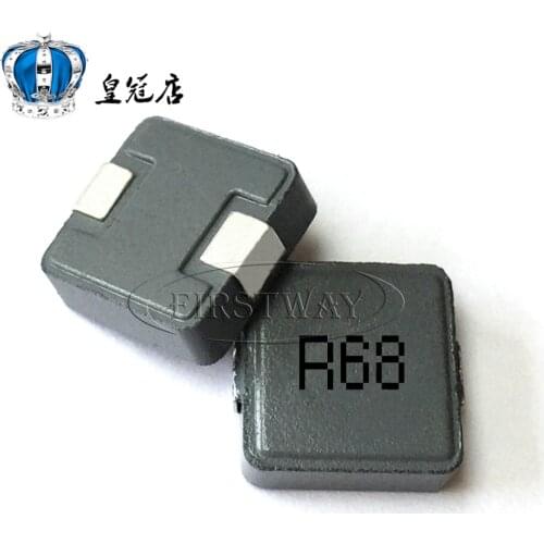5pcs/SMD Integral forming inductors 10040 0.68UH 1040 27A word:R68 Large current 10*10*4MM