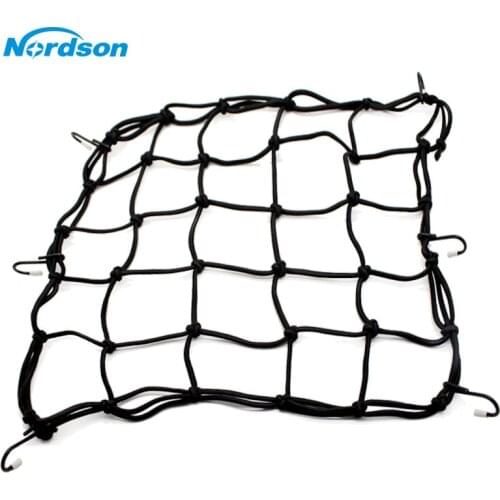 Nordson 6Hooks Motorcycle Luggage Net Motorbike Net Helmet Mesh Cargo Net Mesh Bungee Mesh Helmet Holder Motorcycle Accessories
