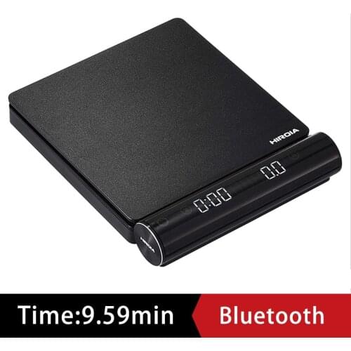 HIROIA Stainless Steel Hand Make Coffee Scale Italy Style Smart Bluetooth Scale Electric Scale / Platform Scale Lcd Range 0g-2kg
