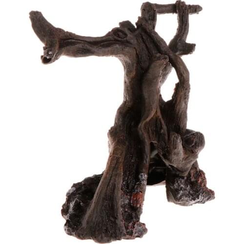 Aquarium Aquarium Dead Wood Wooden Artificial Resin Fish Tank Decoration Ornaments Plant Landscape Tree Reptile Case Stump Root