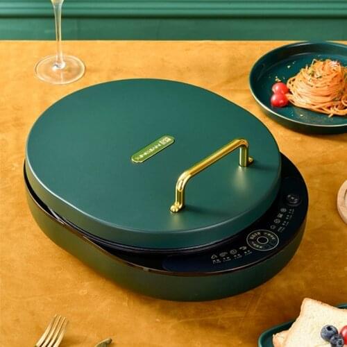 Double-sided heating electric baking pan, automatic power off, smoke-free household multi-function frying pancake machine