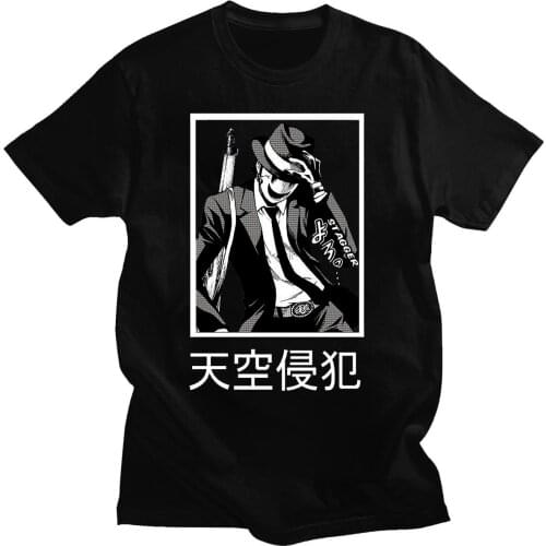 Japanese Anime High-Rise Invasion Print T Shirt Male Fashion Casual Short Sleeve T-shirt Men Women Cosplay Clothes Basic Tshirt