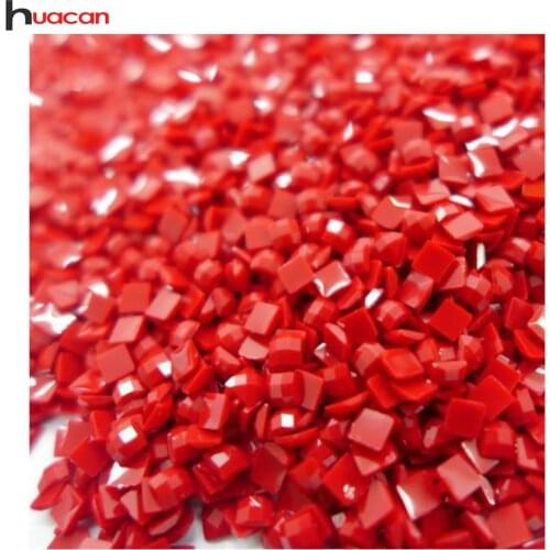 HUACAN DMC Full Square Rhinestones For Embroidery Drill Crystal For Diamond Painting