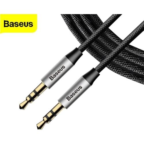 Baseus AUX Cable Jack 3.5mm Audio Cable 3.5 mm Jack Audio Cable Adapter for Car Headphone Speaker Computer Laptop Wire Aux Cord