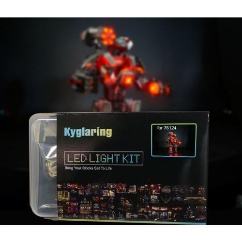 LED Light Kit For 76124 Endgame War Machine Buster( only light inlcuded)