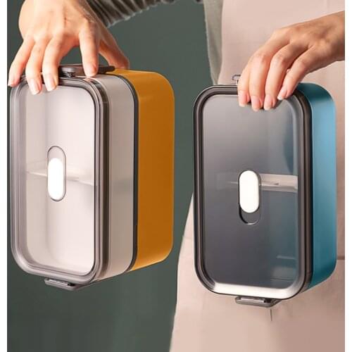 High Capacity Bento Box,Lunch Box with Reusable Cutlery Sets for Adults and Kids Work School - Suitable for Microwave Dishwasher