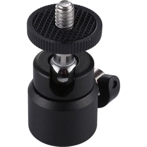 Tripod Mini Ball Head Tripod Mount Head-Metal Ballhead Tripod Mount & 1/4' Screw