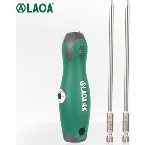 LAOA Multi-Tool Screwdriver Handle, Dual Purpose,Plastic Rubber Handle Lightweight and easy to disassemble
