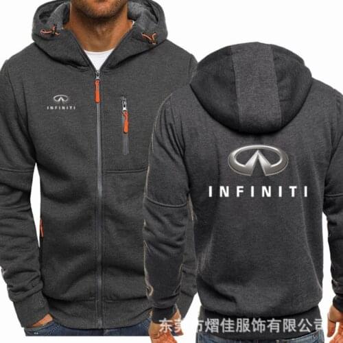 2021 fashion mens Spring New motorcycle INFINITI Hoodie cotton casual zipper mens Hoodie