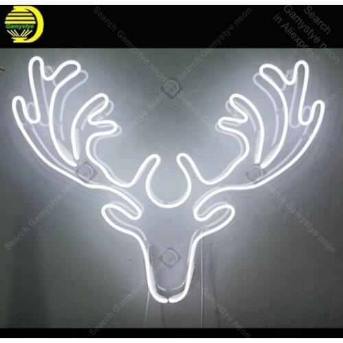 Deer Neon Sign Handmade neon light adornment Decorate Hotel Business Home Bedroom Iconic Art Neon Lamp Clear Board lamp Artwork