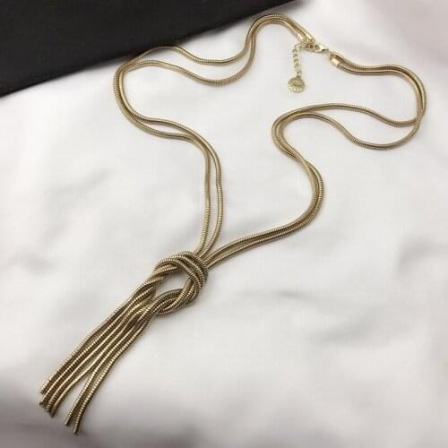 2020 Rushed New Collares Choker Kolye Ce - 128 Necklace Joker Tassels Popular European And American Style Fashion Atmosphere