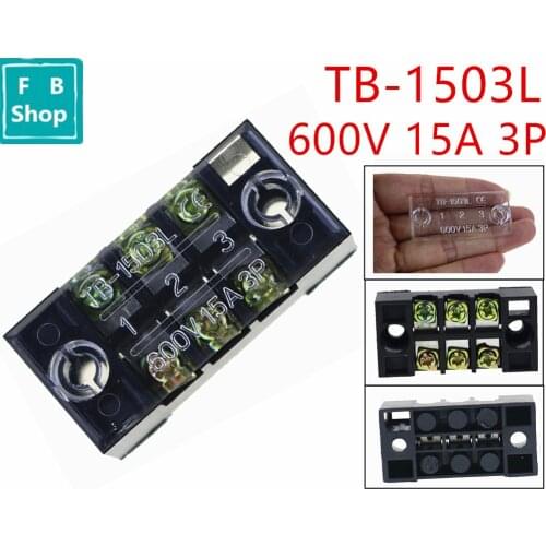 1pcs TB-1503 1503L terminal plate thick parts 15A 3P
