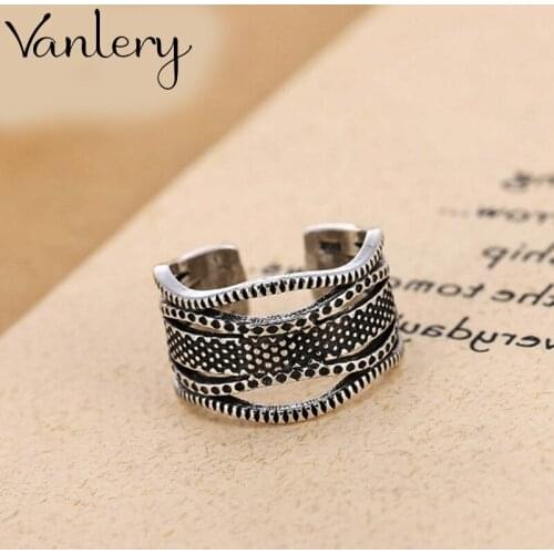 Romantic Charming Open Chains Ring for Women Vintage Boho Party Rings Gothic Punk Jewelry Gifts for Girls
