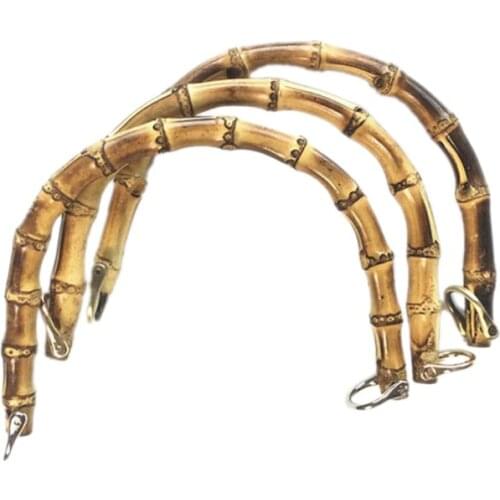 Bamboo Bag Handle Replacement for DIY Purse Making Handbag Shopping Tote