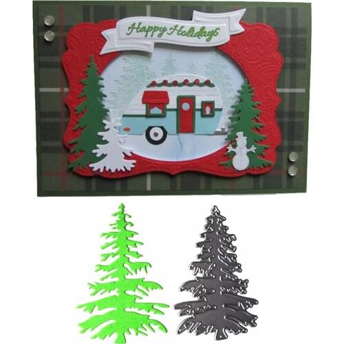 Pine Tree Metal Die cutting Dies for DIY Scrapbooking Decorative Craft Photo Album DIY Paper Card Make