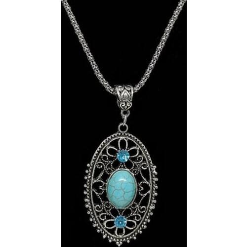 Vintage Necklace Jewelry Fashion Popular Retro Bohemian Style Multilayer Beaded Pendant Necklace Initial Necklace