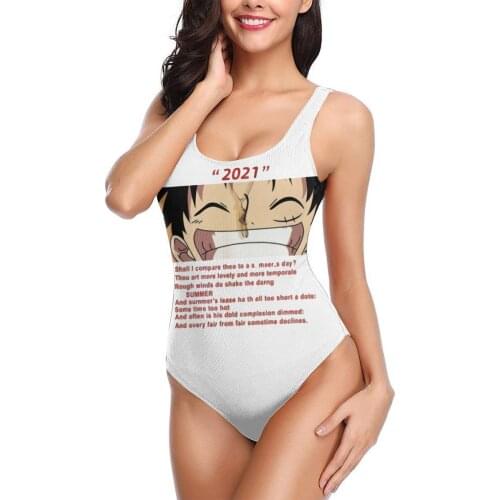 Women 2021 sexy Bikinis Luffy Women Swimsuit Swimwear Anime Comic bathing suit For Women