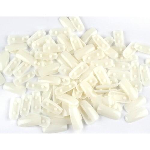 100pcs/lot new natural color nail tips for practice use Practice display Training Nail Art False Tips Display Training Tools