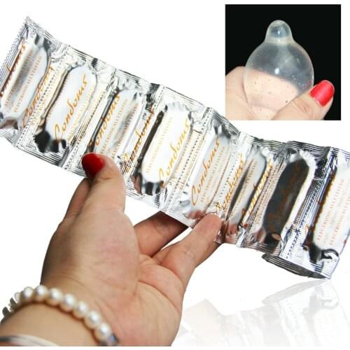 20Pc/Lots Sex Condoms Slim delay Sleeve Ring Full Cover Penis Delay Impotence Erection lasting Adult Sex toys men wholesales