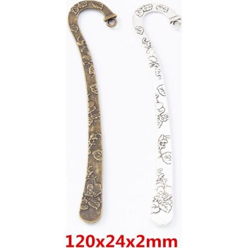 6 pieces of retro metal zinc alloy Bookmark pendant for DIY handmade jewelry necklace making 7902