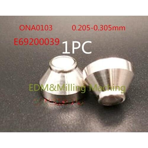 Wire EDM Machine ONA0103 E69200039 Diamond Guide Nozzle 0.155- 0.305mm For ONA Machine Service
