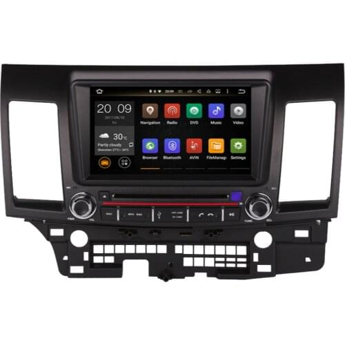 Android 9.0 3/4G GPS Radio Video Player With BT WIFI RDS Steering Wheel Multimedia Car DVD For MITSUBISHI LANCER IO 2007-2016