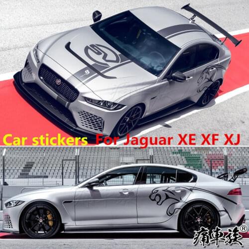 Car stickers For Jaguar XE XF XJ XEL stickers pull flowers XE XF XJ Appearance decoration modified car stickers