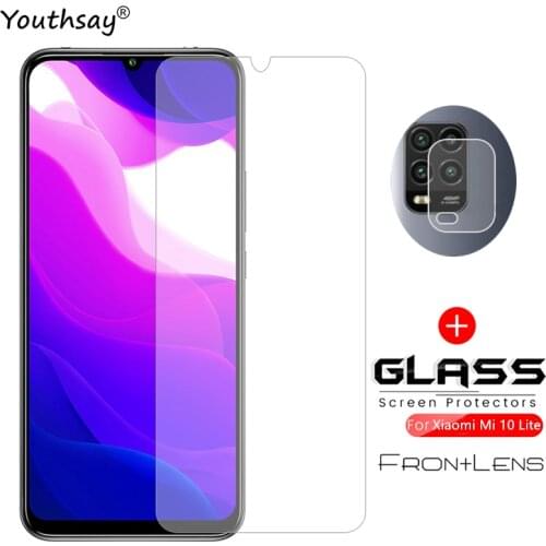 For Xiaomi Mi 10T Glass for Xiaomi 10 Lite Glass Screen Protective Film Camera Mi 10T Lite Redmi Note 9 9A 9C Tempered Glass