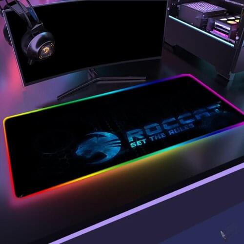 Roccat Mouse Mat RGB Mause Pad Mousepad Gamer Accessories PC Gamer Cabinet Gaming Keyboard for Compass Varmilo Mice Keyboards