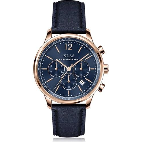 Men Luxury Watches Creative Quartz Watch Dial Casual Bracele KLAS brand