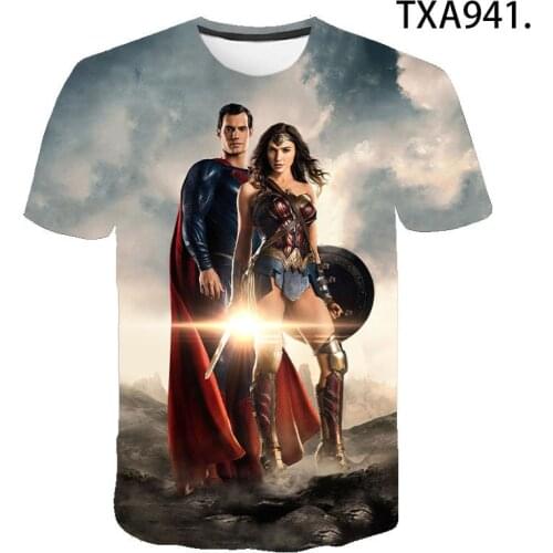 2021 New Wonder Movie 3D Print T Shirts Casual Boy Girl Kids Fashion Streetwear Men Women Children Short Sleeve Cool Tops Tee