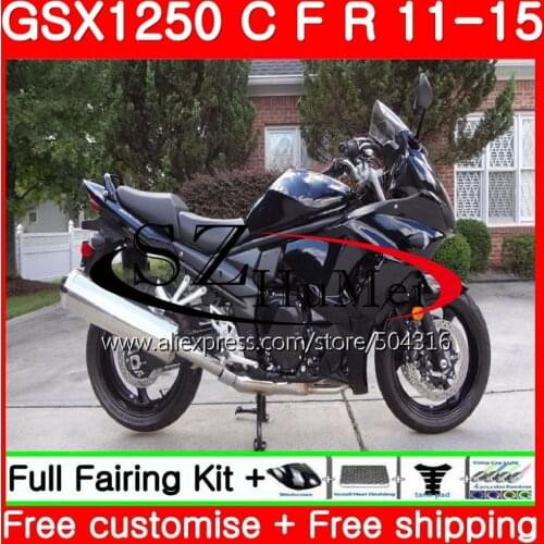 Fairing For SUZUKI Bandit GSX1250F GSX1250FA GSX1250 C 11 12 13 14 15 104SH.4 GSXF1250 GSX1250C black 2011 2012 2013 2014 2015