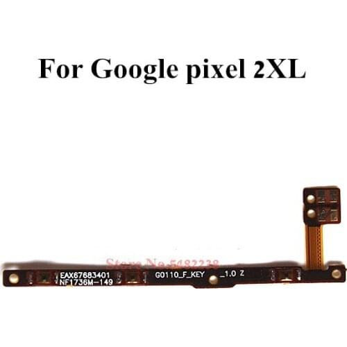 Original Power ON OFF Volume Camera Side Buttons Flex cable For Google Pixel 2XL Power Switch Audio+-Control Key Replacement