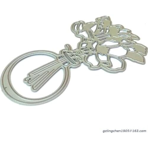 P8DE Flowers Metal Cutting Dies Stencil DIY Scrapbooking Album Paper Card Template