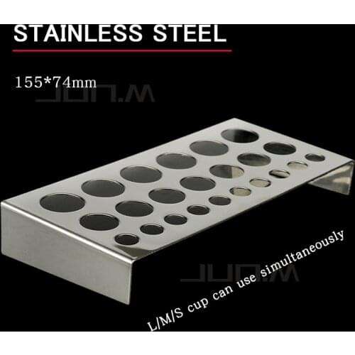 Tattoo Ink Cup Holder Container Stand Stainless Steel Pigment Permanent Makeup Accessories Supplies
