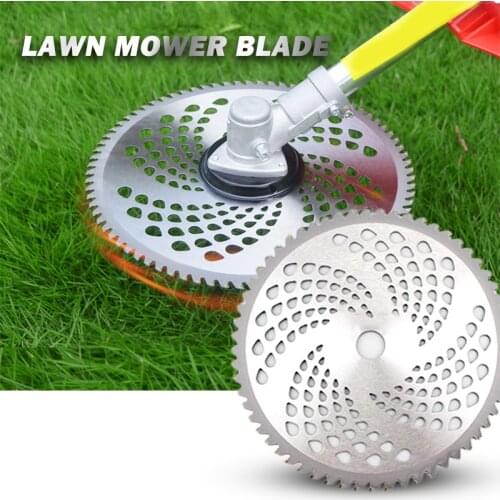 Garden Grass Trimmer Head For Lawn Mower Trimmer Metal Mowing Lawnmower Parts Brush Cutter Blade Tray with Chain Saw Blades
