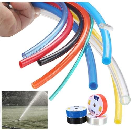 16/14/12/10/6/4mm Aquarium Air Tubing Component Polyurethane Hose PU Pipe Line Hose for Compressor Pneumatic Tube Fish Tank Pipe
