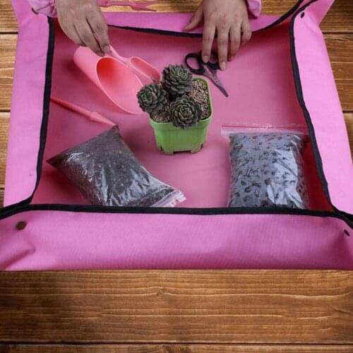 Change Soil Watering Pads Indoor Bonsai Work Cloth Gardening Mat Succulents Gardening Mat Foldable Transplanting Repotting Plant