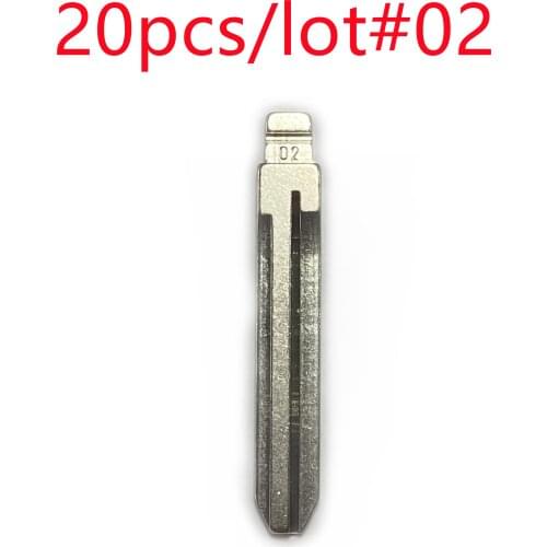 20pcs/lot #02 KD Replacement Car Key Blade LISHI TOY43 For Toyota Camry Corolla Highlander RAV4 Yaris Key