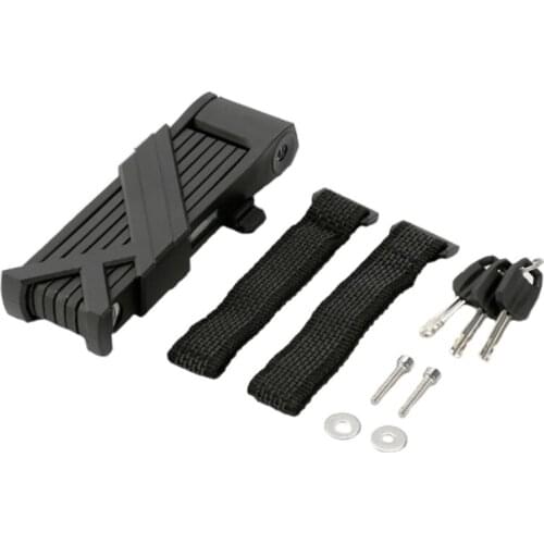 Heavy Duty Folding Bicycle Lock Cycling Bracket Compact Safety Foldylock MTB Road Bike Security Anti-theft Steel Lock