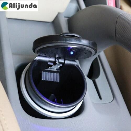 High Quality Car Ash Tray Ashtray Storage Cup with Blue LED Light for Infiniti FX-series Q-series QX-series Coupe EX37 EX25 JX35